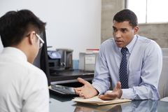 male therapist counselling the patient