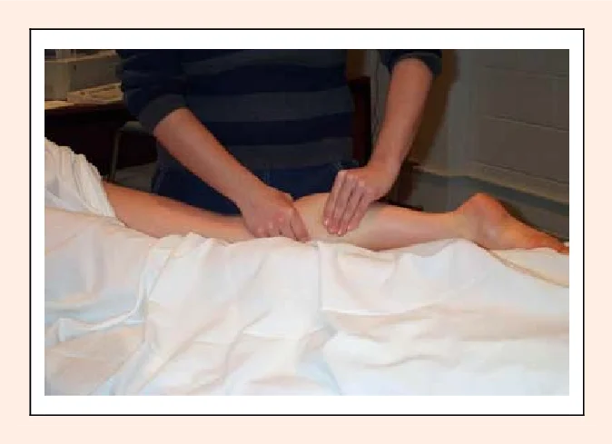 KNEADING MASSAGE FOR CALF MUSCLES