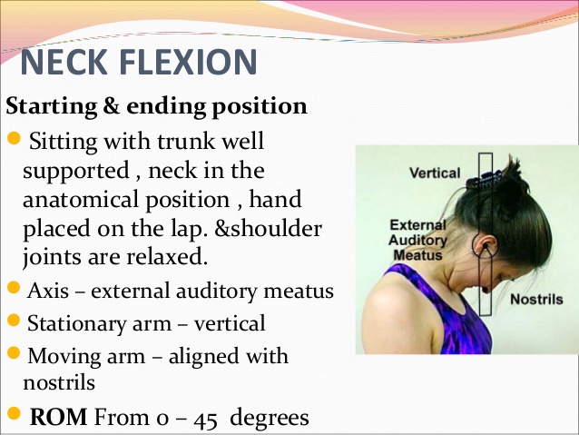 Neck flexion