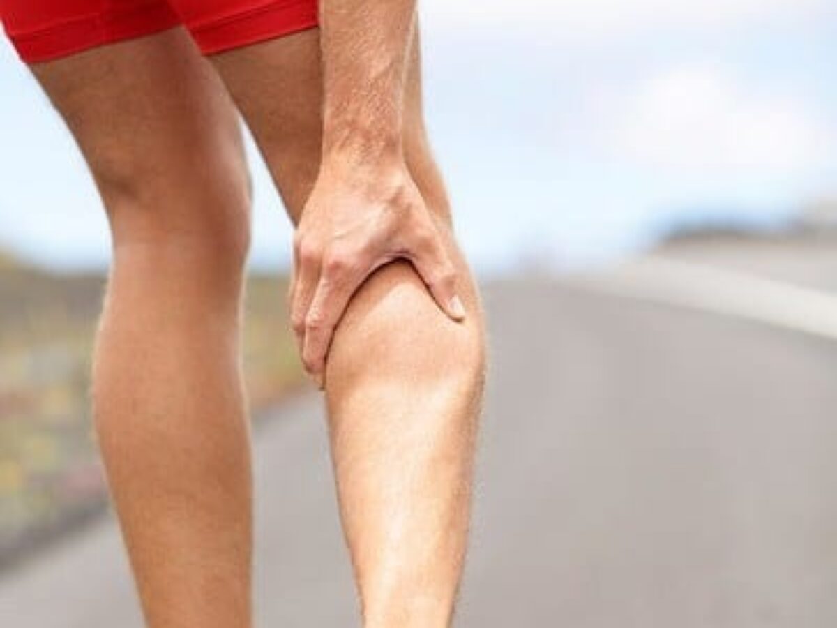 GoFlex Gym - On the back of the lower leg, the calf muscle is made up of  two muscles: The gastrocnemius is the more significant calf muscle, forming  the bulge visible beneath