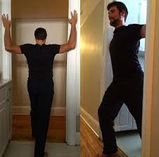 stretches for pectoralis major Doorway exercise