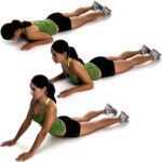 Press Up Back Extension Exercise