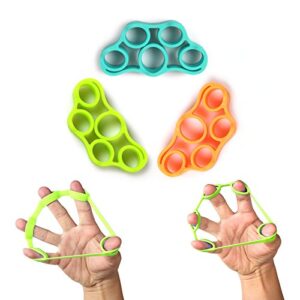Finger spread-apart with theraband