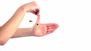 Thumb adductor stretching