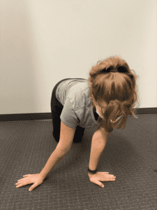 Wrist circle stretching exercise