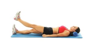 Active hip flexion