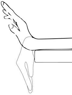 Active wrist flexion