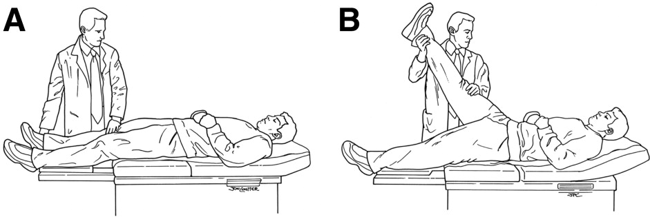 Active-assisted hip flexion