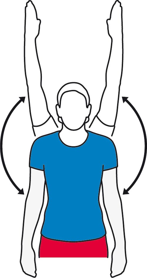 Standing arm lifts