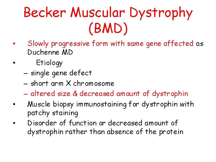 Becker Muscular Dystrophy (BMD) Cause, Symptoms, Treatment