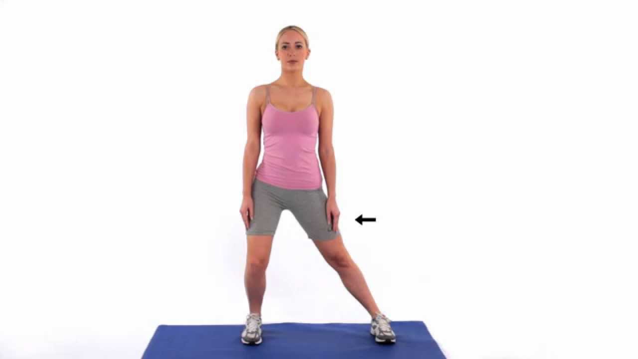 Tensor fasciae latae muscle stretch (TFL Stretching) exercise