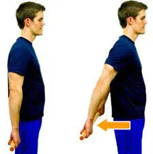 Shoulder Extension with the cane