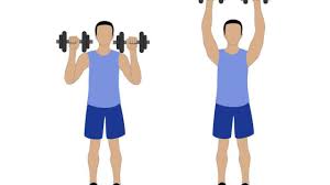 dumbell shoulder press