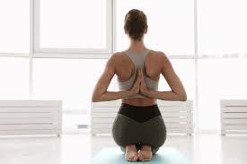 reverse prayer yoga