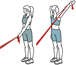 theraband shoulder flexion
