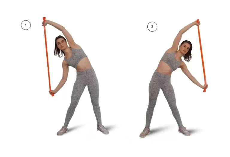 Side Bend With Resistance Band