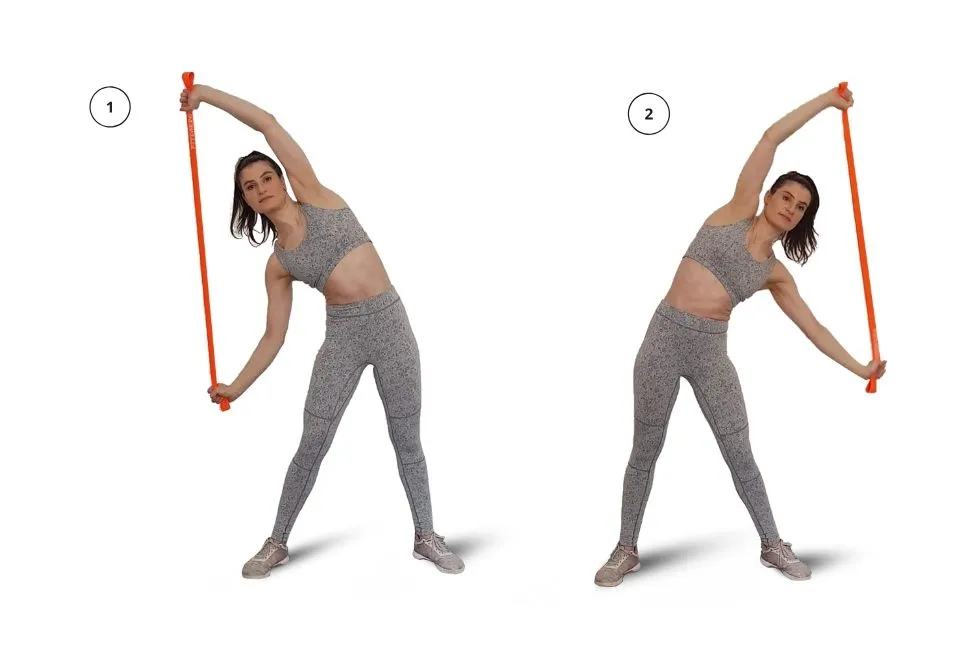 Side Bend With Resistance Band
