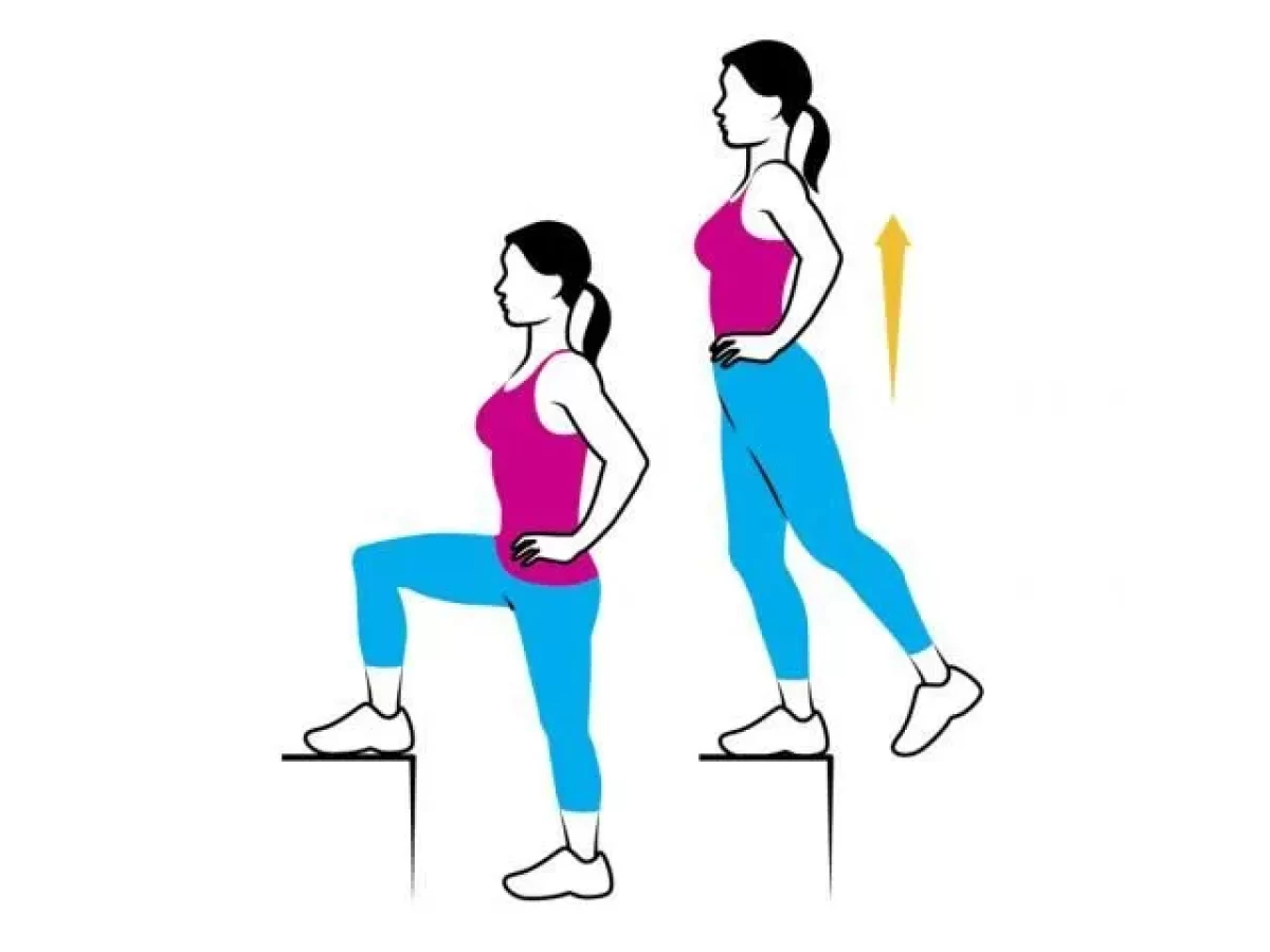 Step Ups Exercise Step Ups Exercise