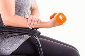 Eccentric Wrist Flexion with Dumbbell
