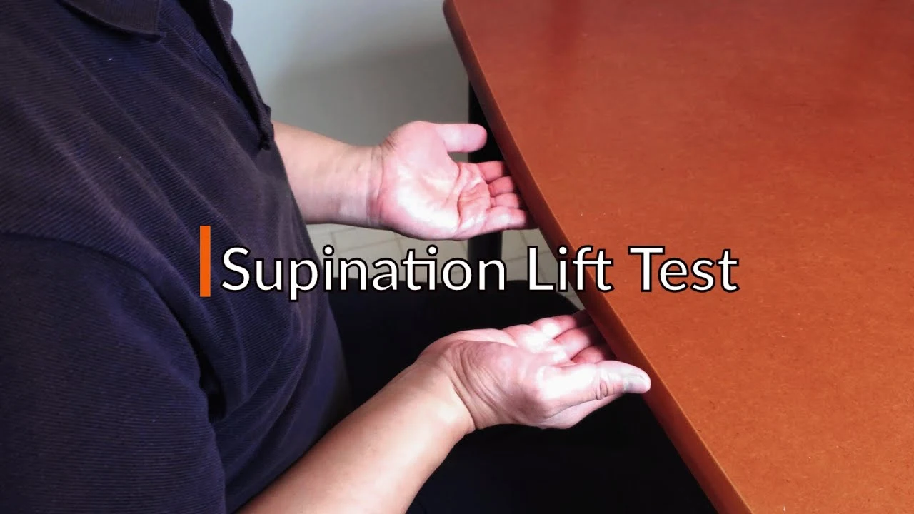 Supination Lift Test