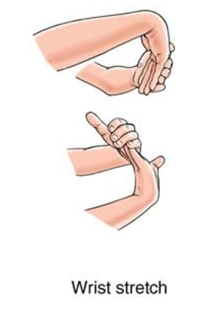 Wrist Flexion and Extention Stretch (1. Flexion Stretch 2. Extention Stretch)