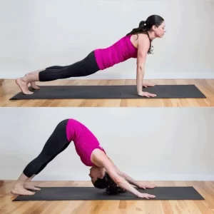 Plank to Downward Facing Dog