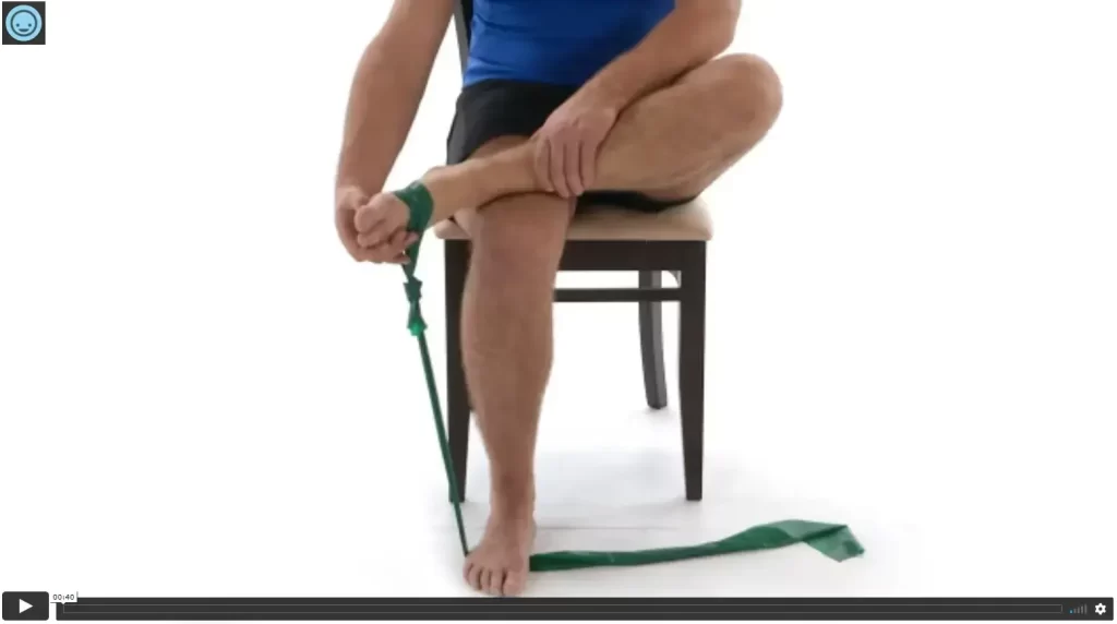Posterior Tibial Muscle Strengthening (Band)