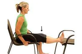 knee exetension active self assisted