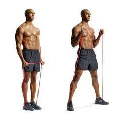 Resistance Band Hammer Curl