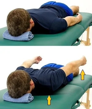 Prone Scapular Depression and Retraction exercise