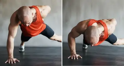 One-arm push-up