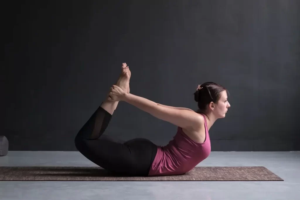 Bow pose (Dhanurasana)
