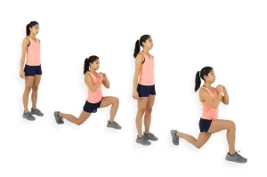 Walking lunges