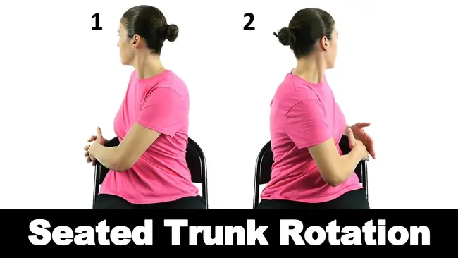 Seated trunk rotation