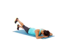 Reverse leg lifts
