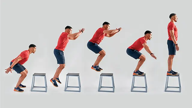 box jump exercise