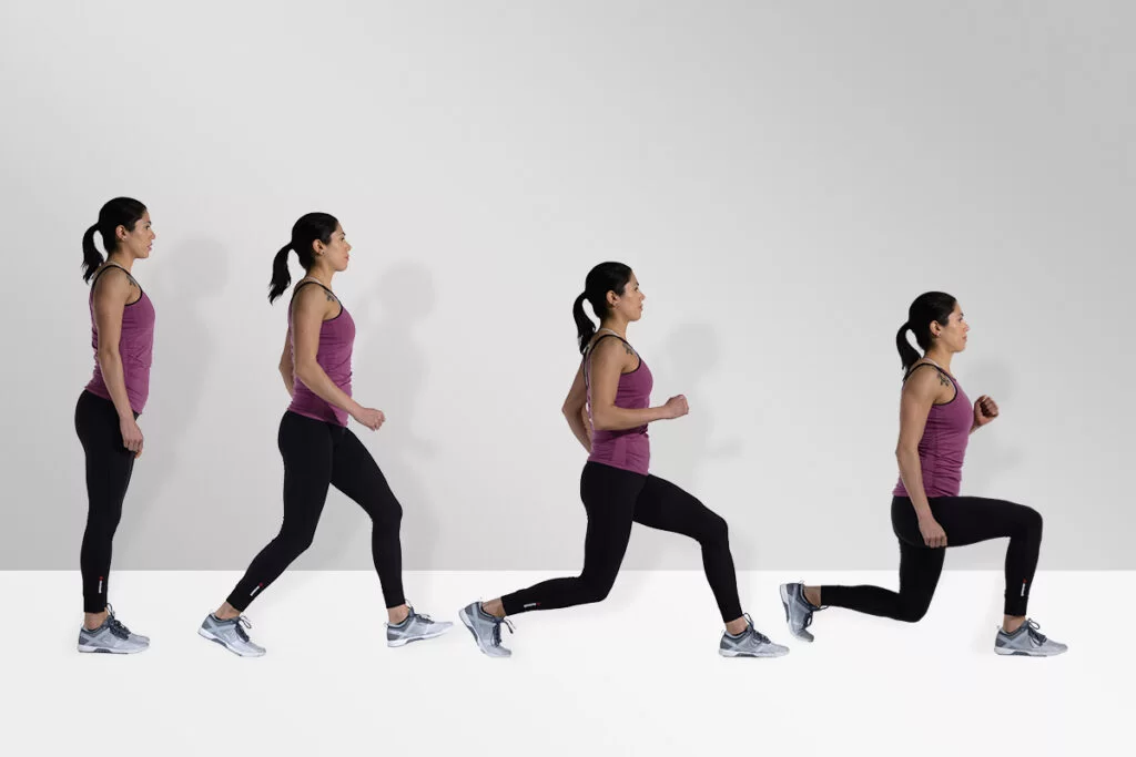 Walking lunges