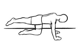 kneeling leglift