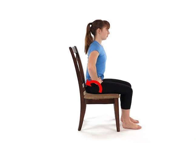 seated pelvic tilt