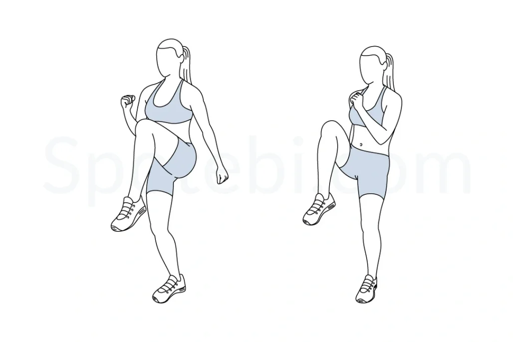 High knees