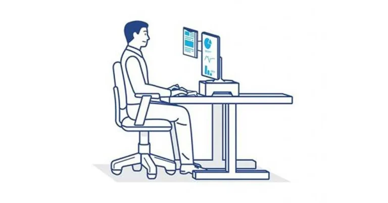 How to Sit Properly While Working from Home