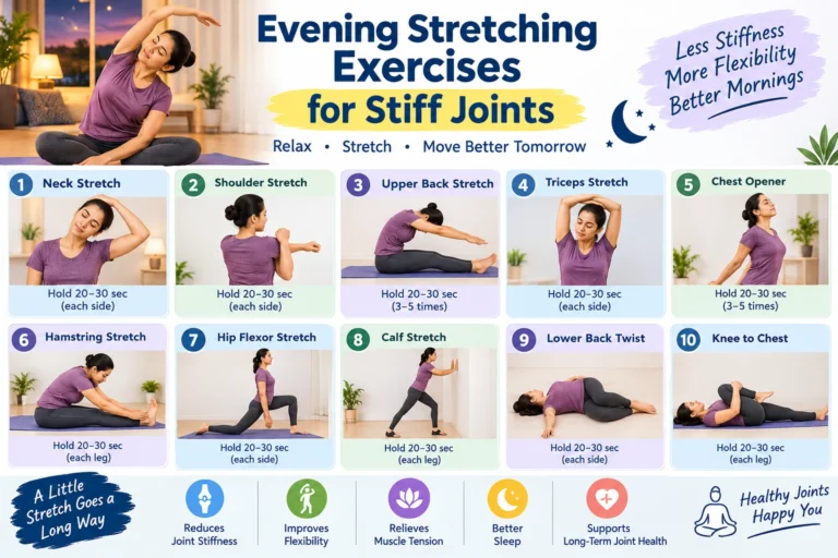 evening strerch fot stiff joint